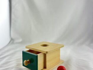 Montessori Kids Wooden Coin/Ball Box Object Permanence Box- Early Learning Educational Toy