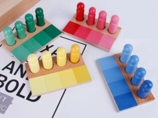 Wooden teaching aids colour classification cognition game - Montessori Early Education Toy