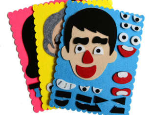 Children Learning Educational DIY Felt Fabric Facial Emotional Felt Board