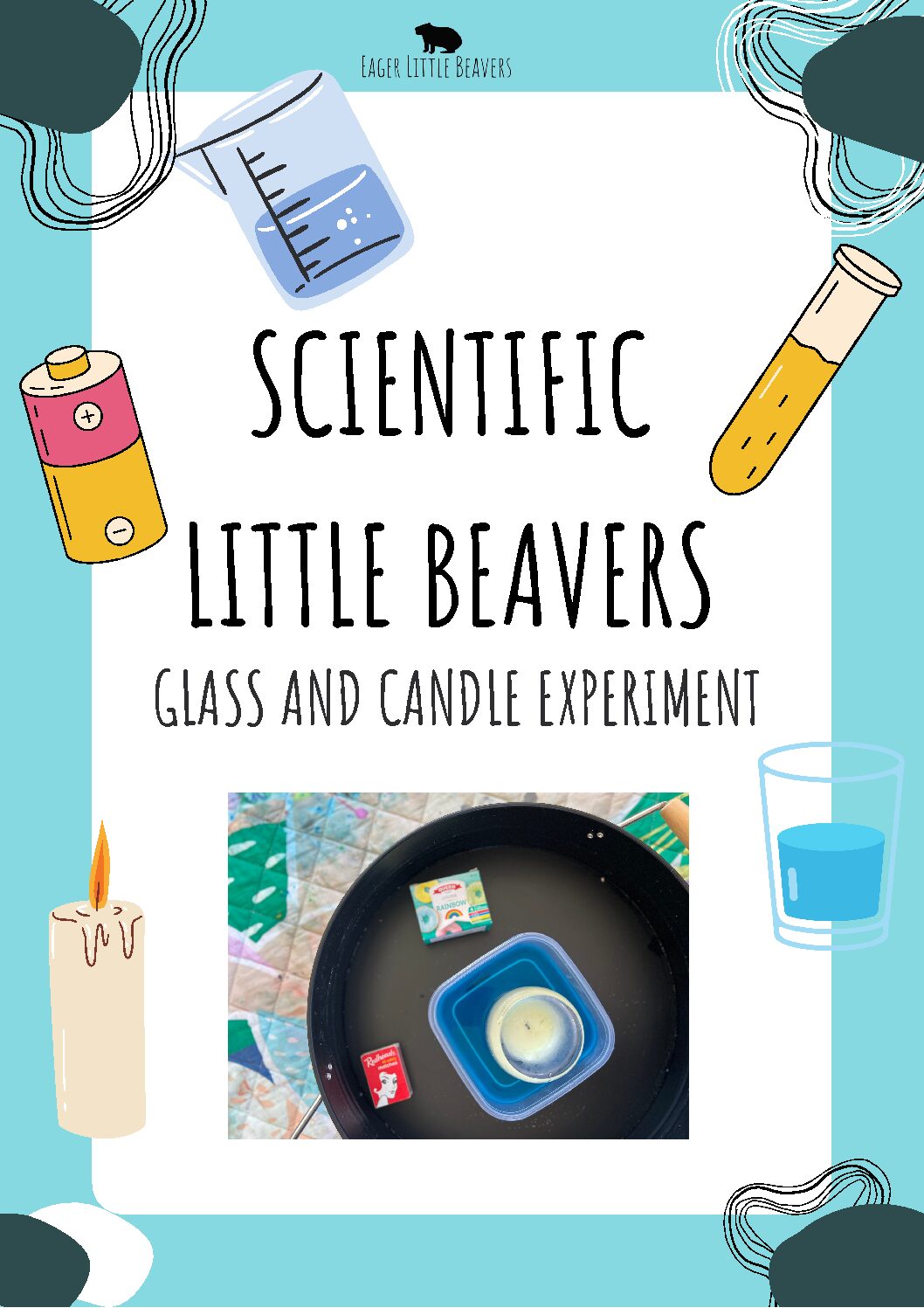 GLASS AND CANDLE EXPERIMENT (FREE RESOURCE)